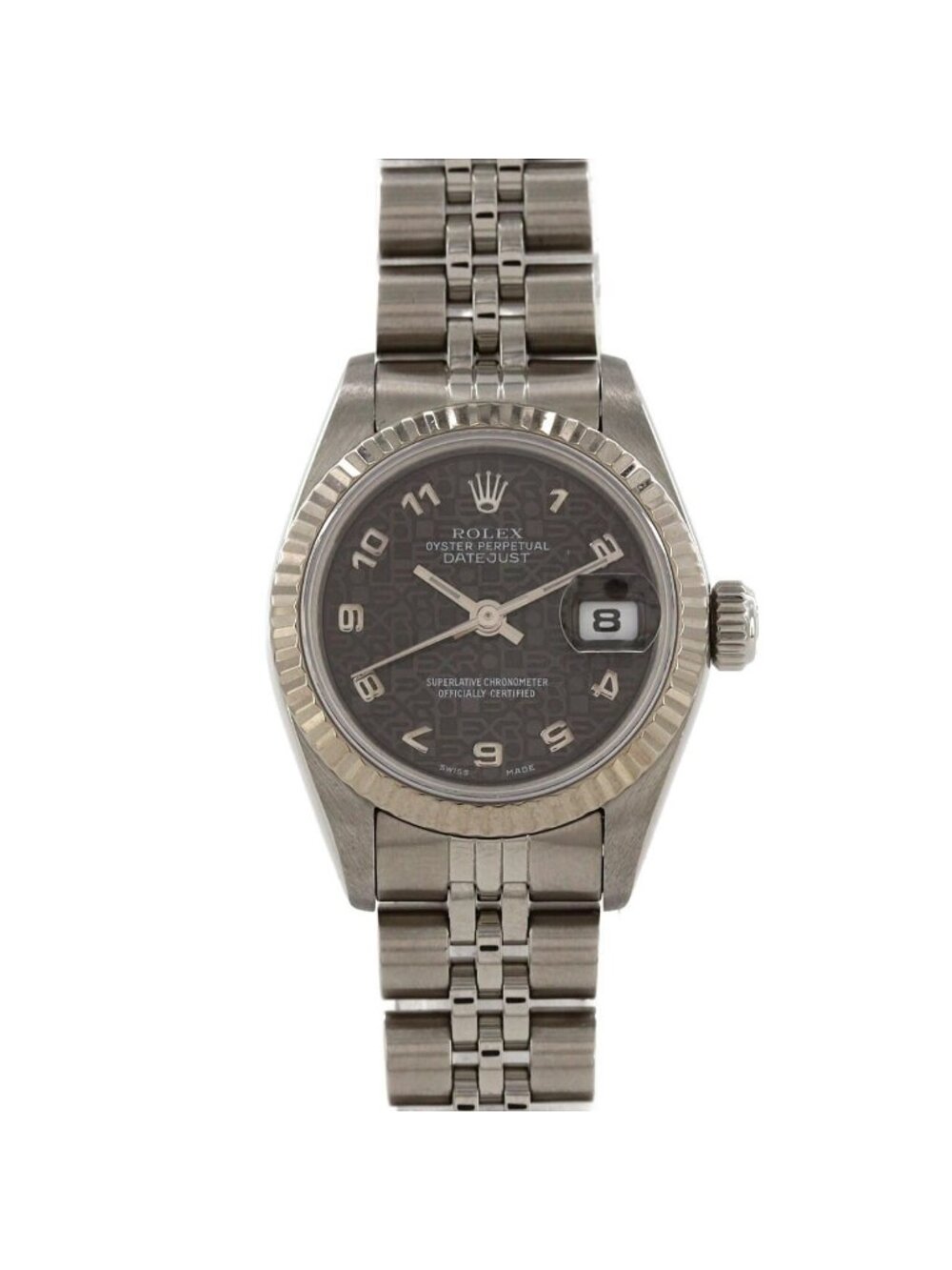 Rolex Datejust Stainless Steel White Gold Automatic